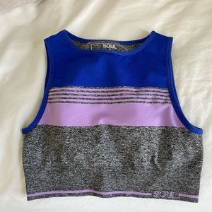 SoulCycle seamless bra top